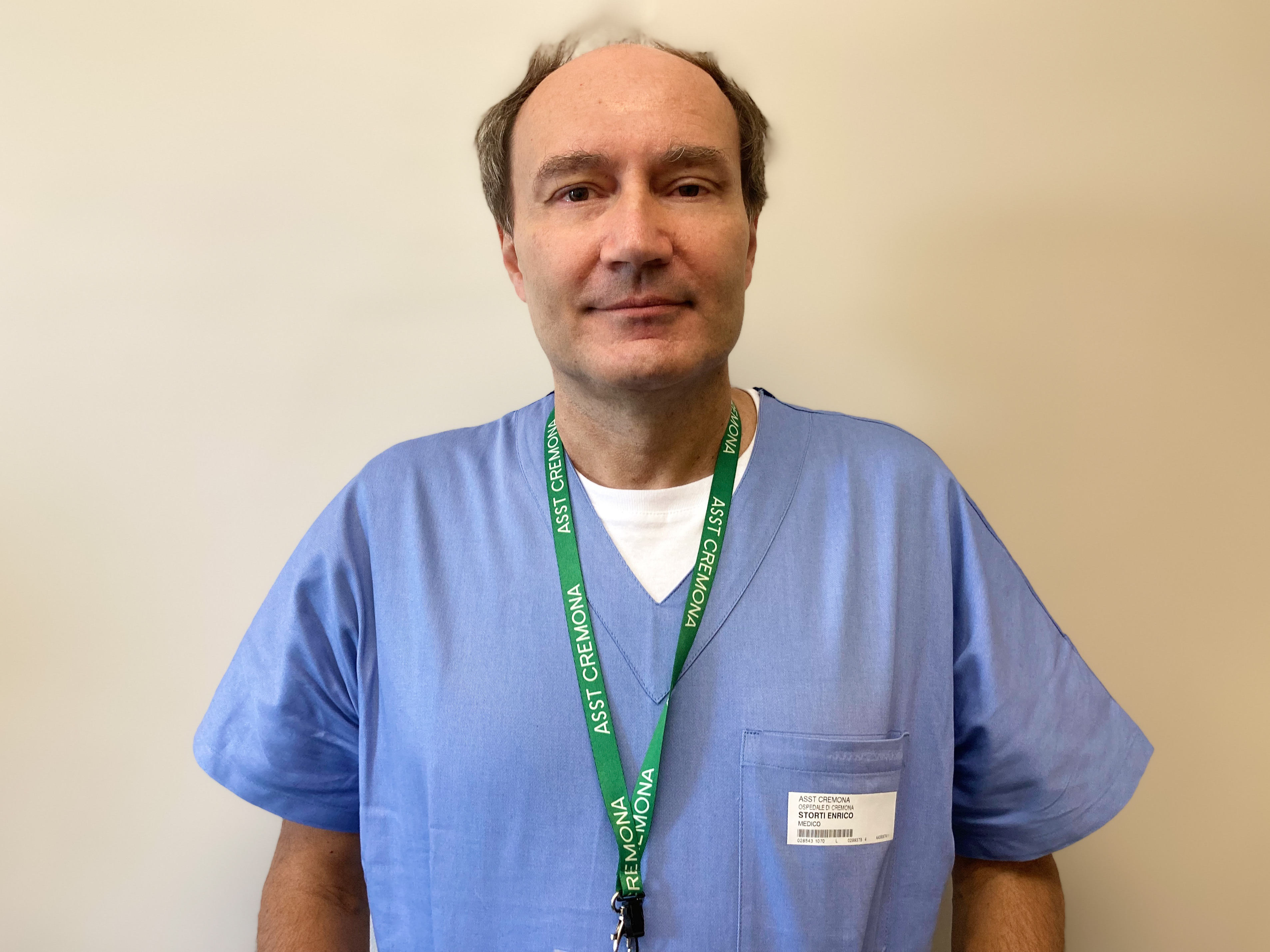 Enrico Storti, primario di Terapia Intensiva, Rianimazione e Anestesia all’ospedale di Cremona