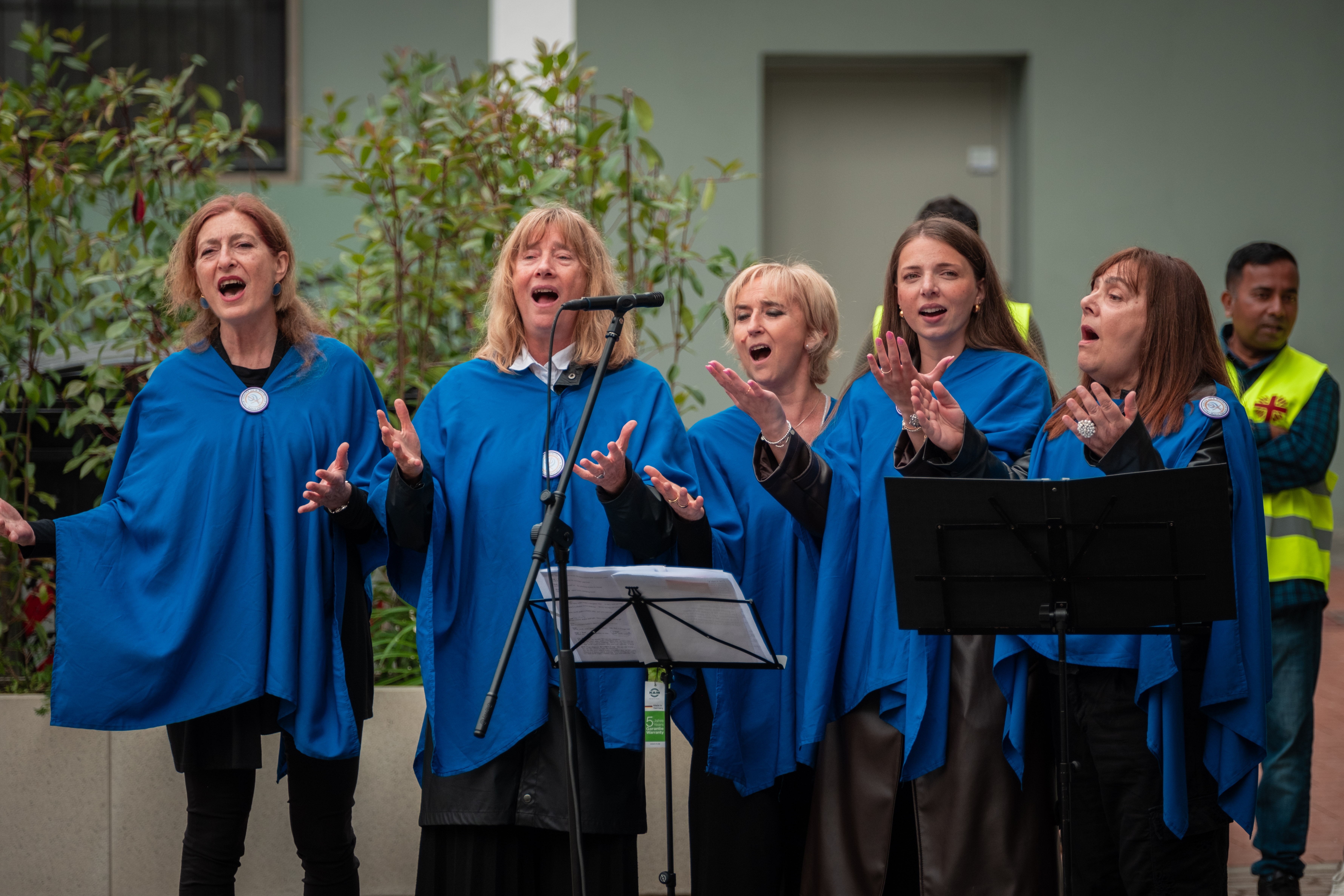 The Hallelujah Singers Gospel Choir di Cremona ha animato l''evento [foto Diocesi di Cremona]