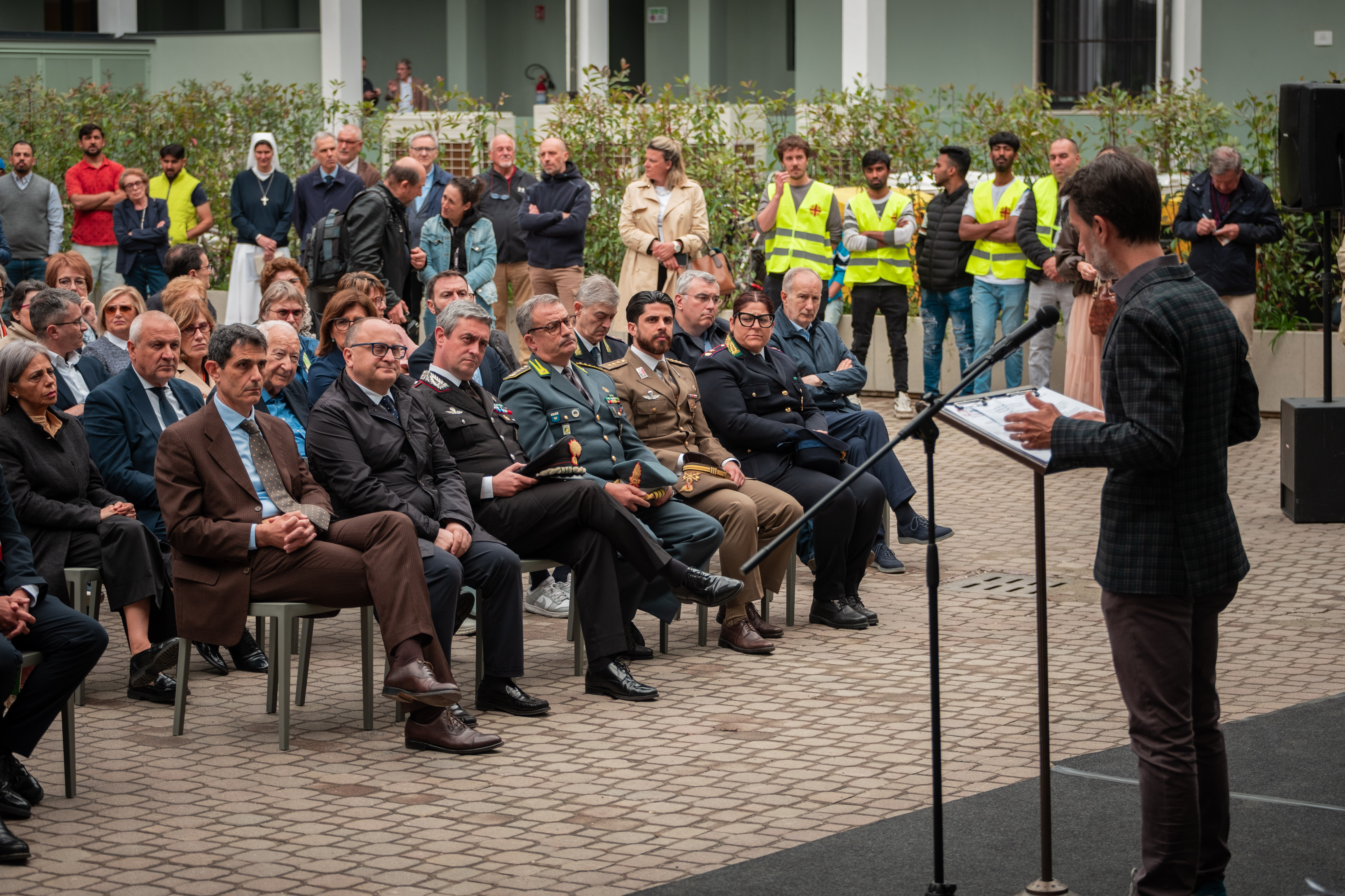 L'intervento di Alessio Antonioli [foto Diocesi di Cremona]