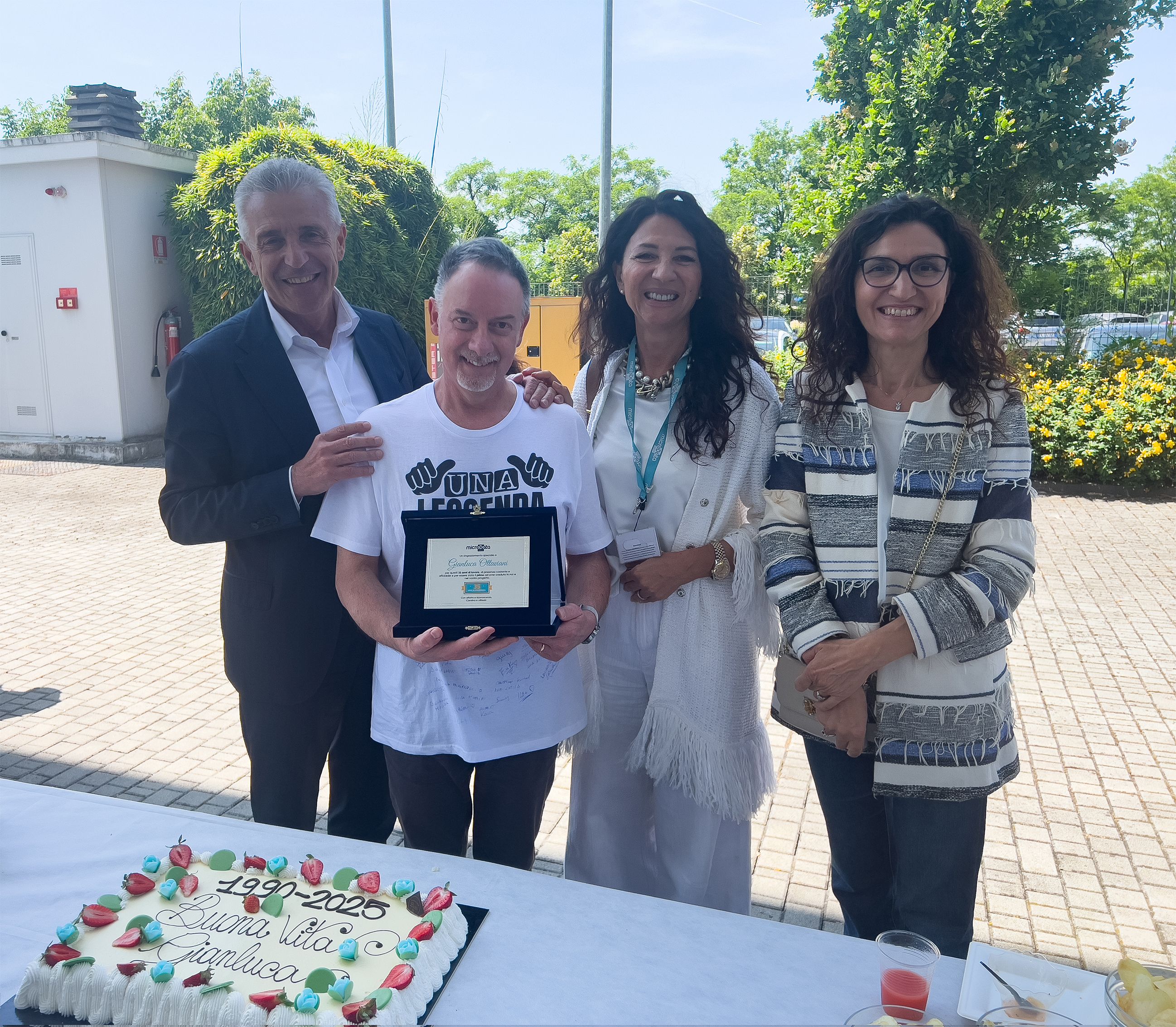 Da sinistra, Alfredo Lupi, Gianluca Ottaviani, Carolina Cortellini e Cristina Barbara Cortellini