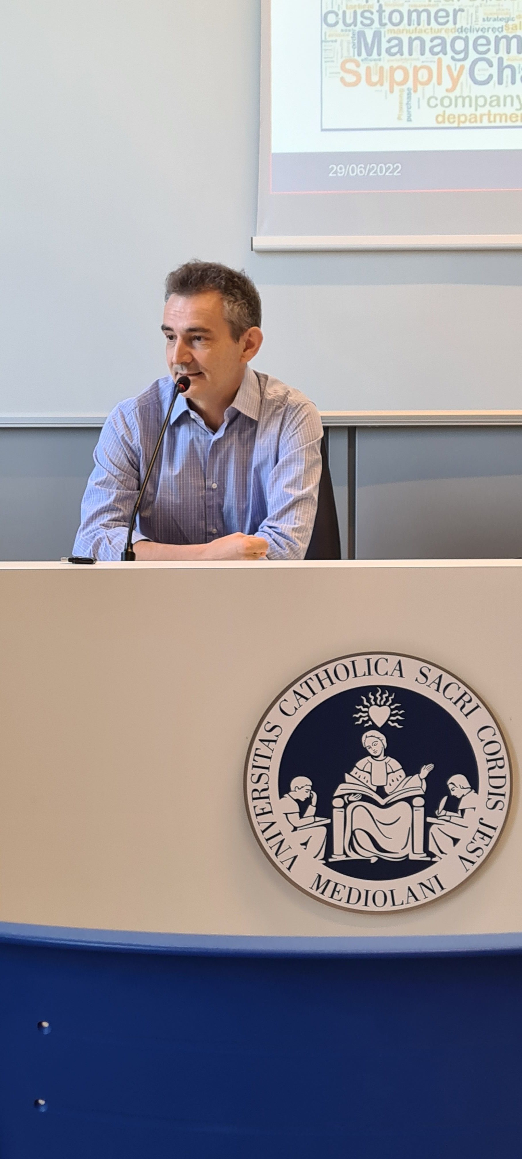 Il professor Paolo Sckokai
