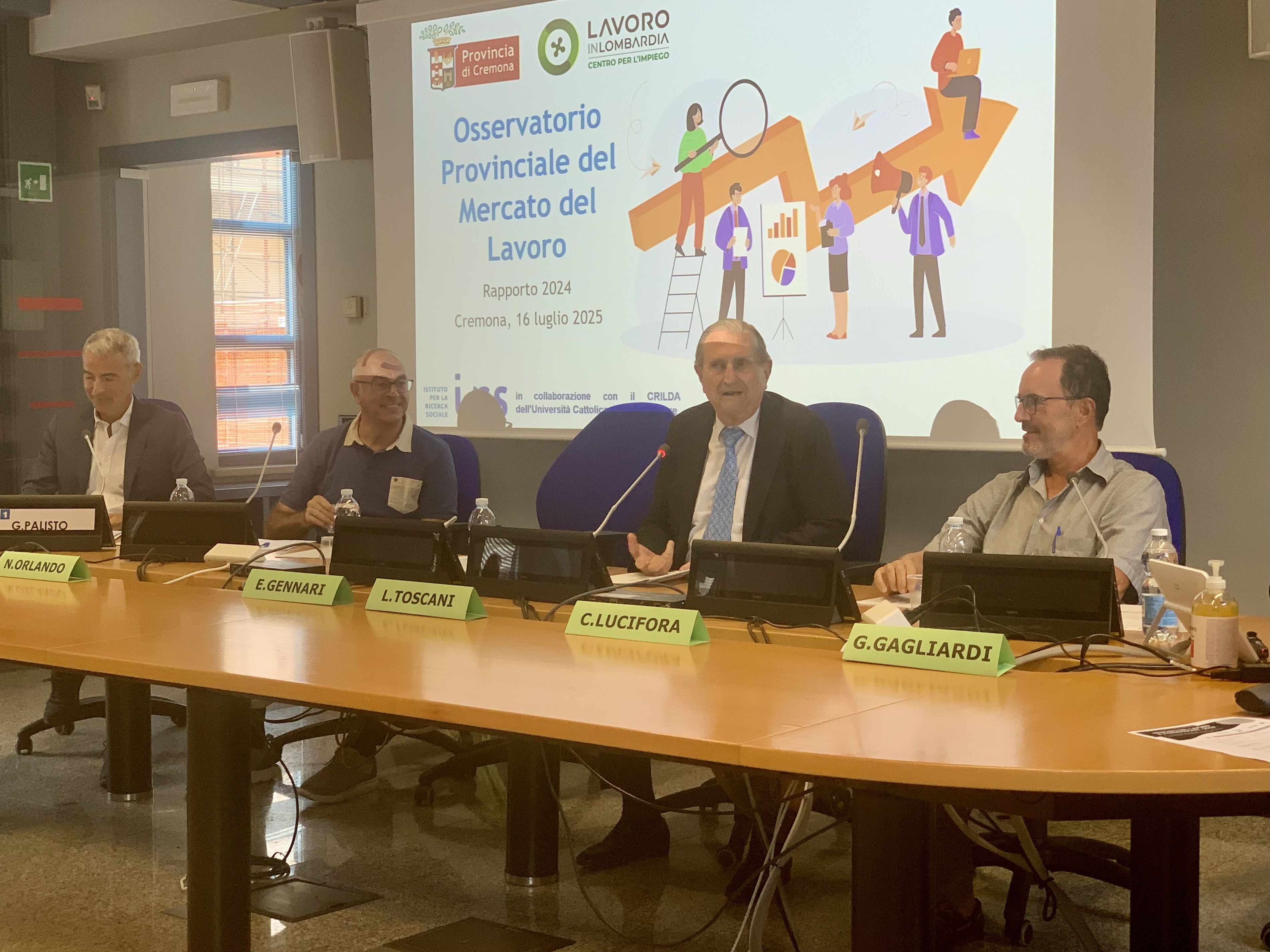Presentazione dei dati del mercato del lavoro provinciale