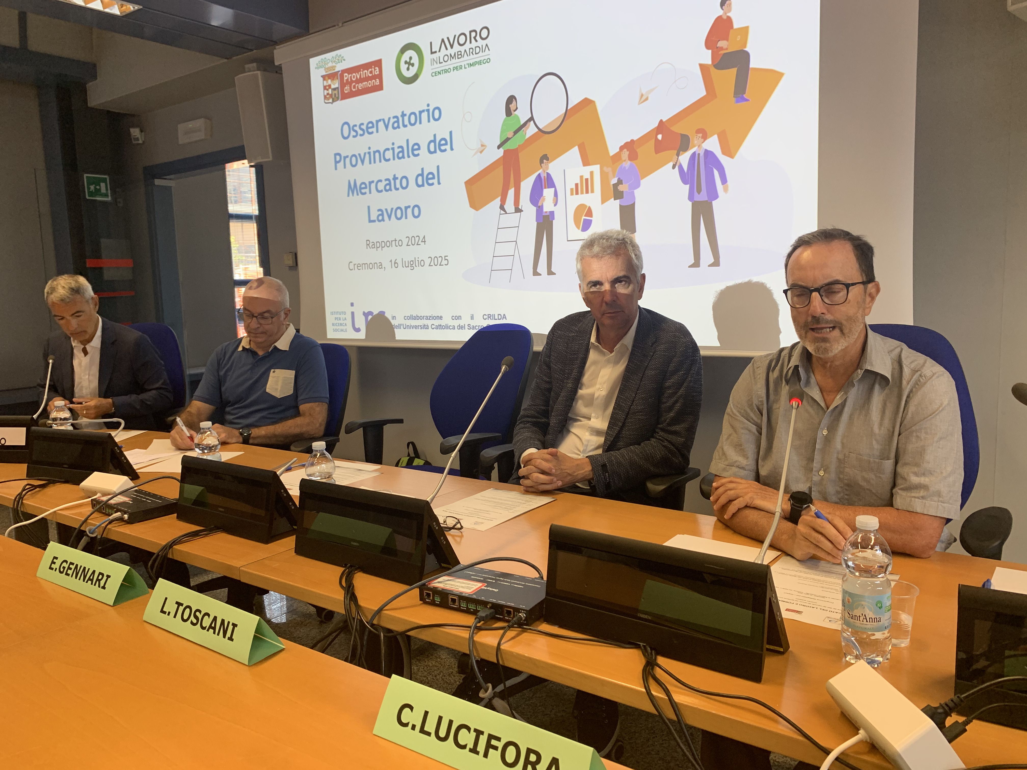 Presentazione dei dati del mercato del lavoro provinciale