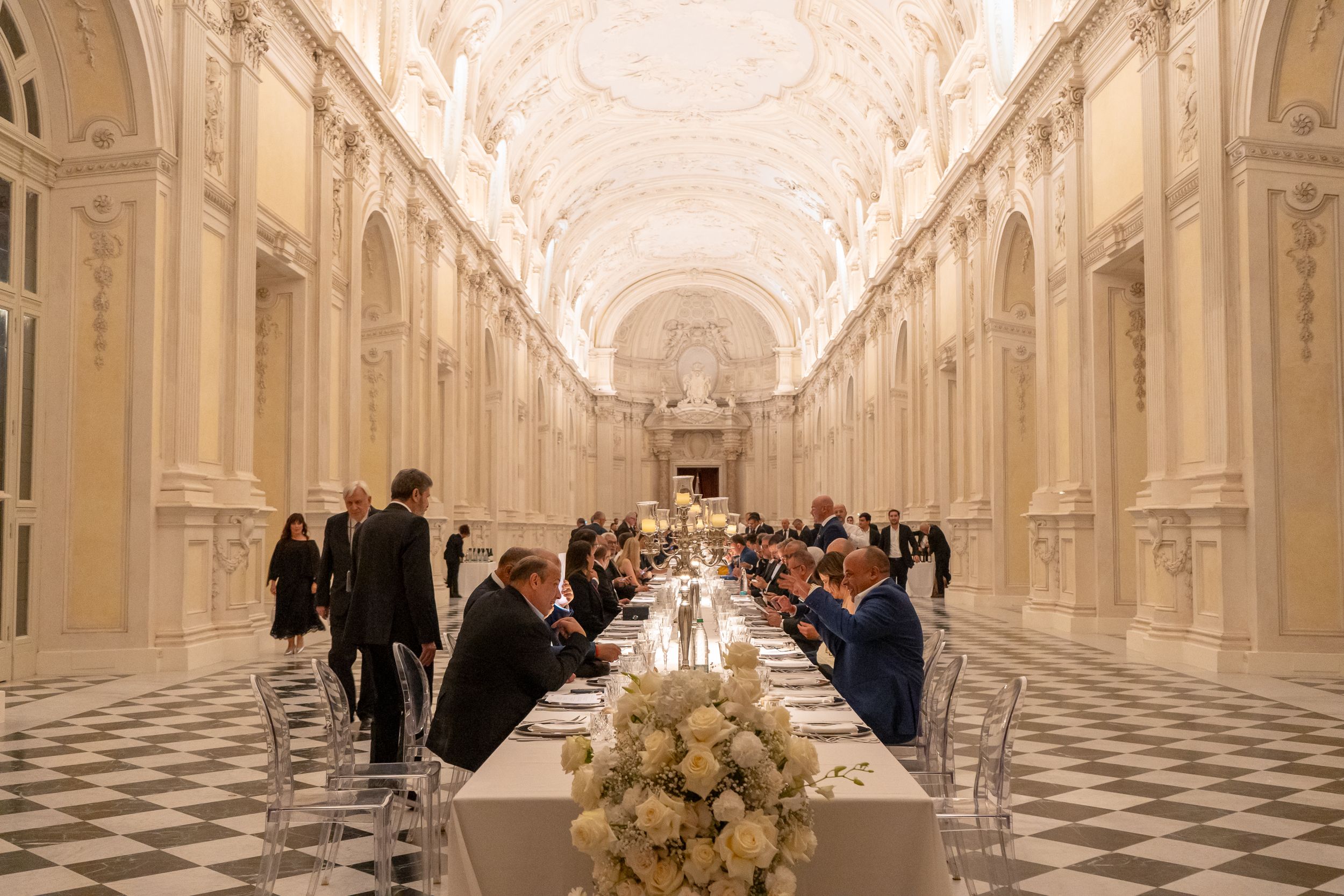 Cena di gala alla Reggia di Venaria