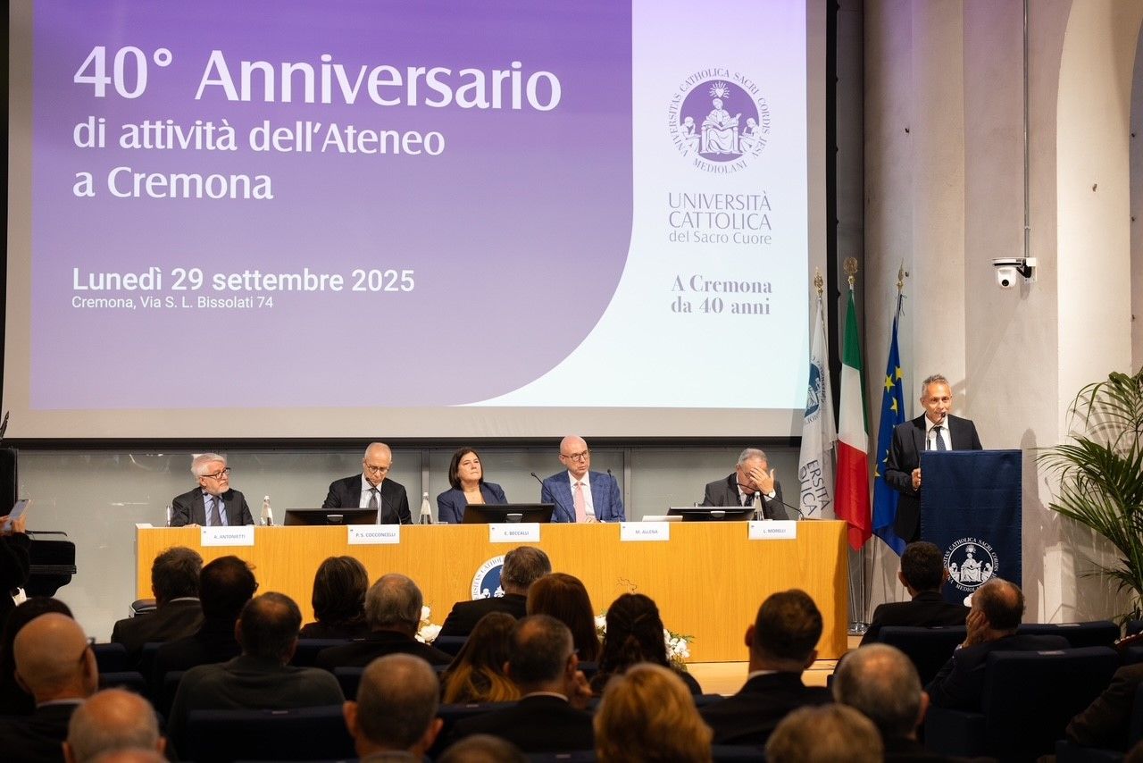 40°anniversario Università Cattolica a Cremona