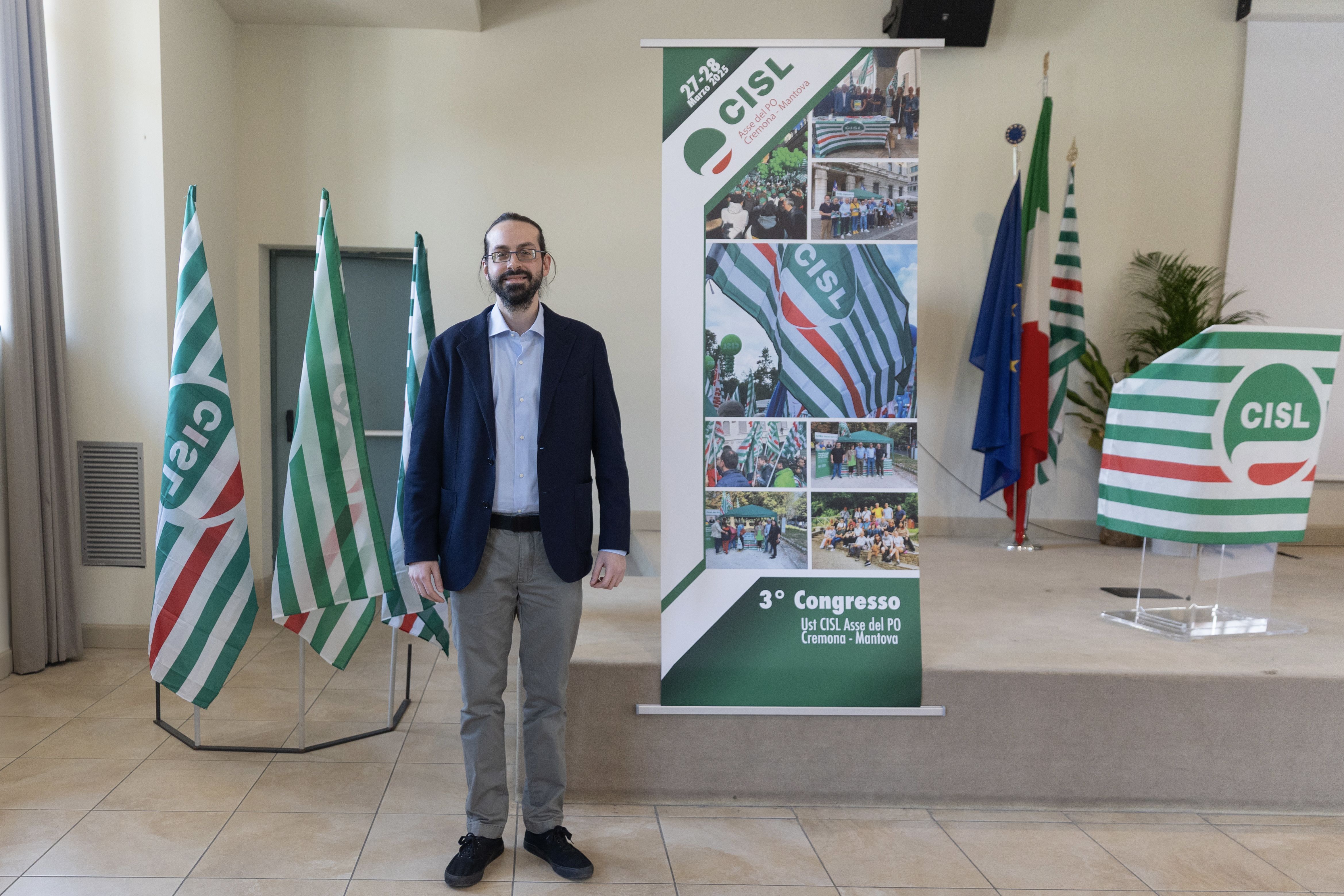 Luca Lucchini, segretario CISL Asse del Po