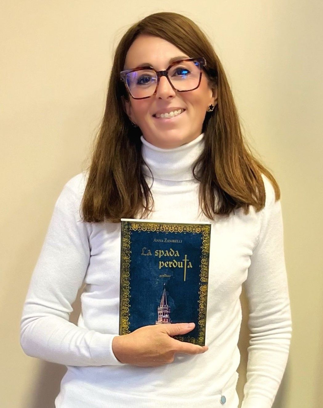 Anna Zanibelli con il suo ultimo libro