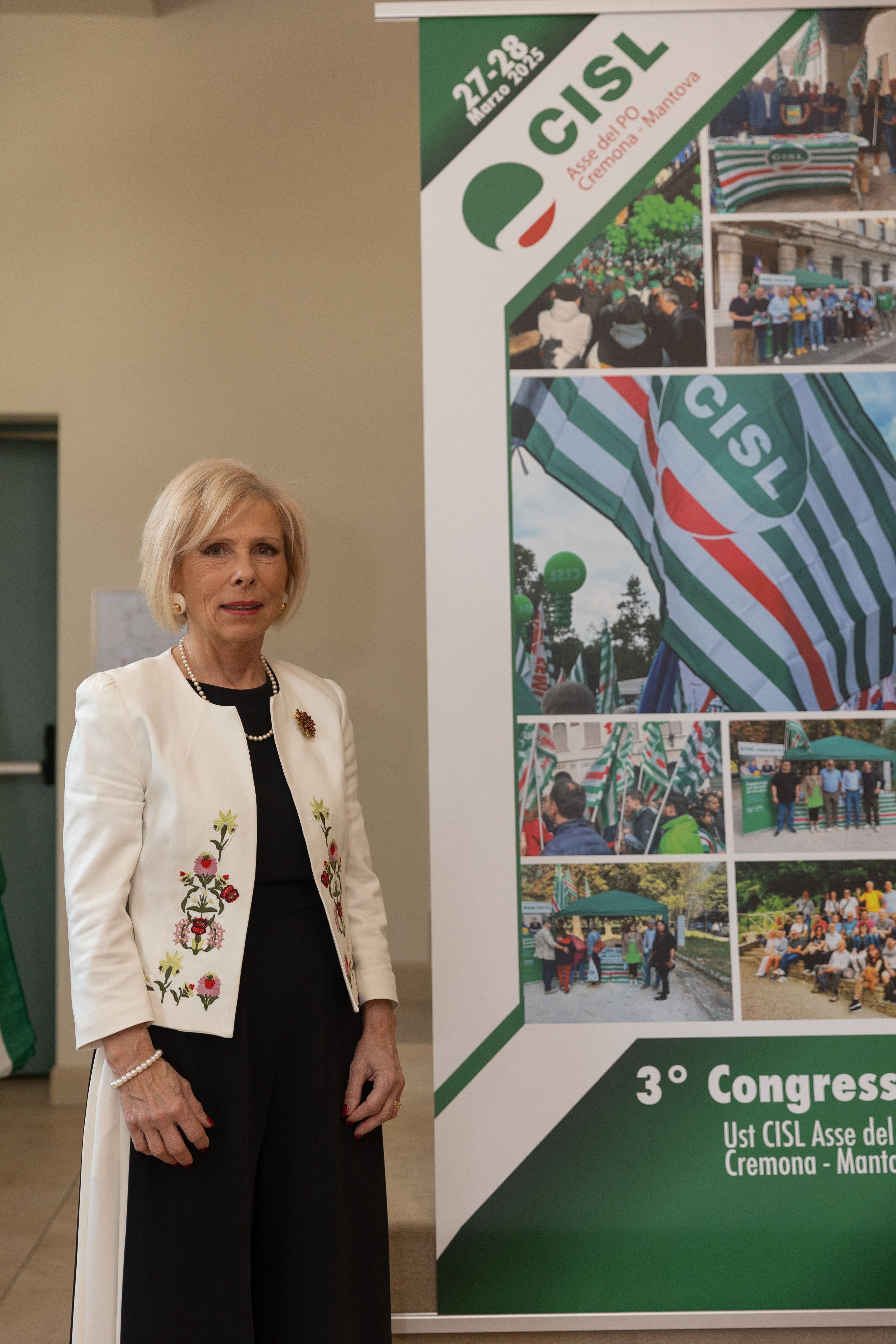 Cesira Chittolini, segretaria generale FNP Cisl Asse del Po