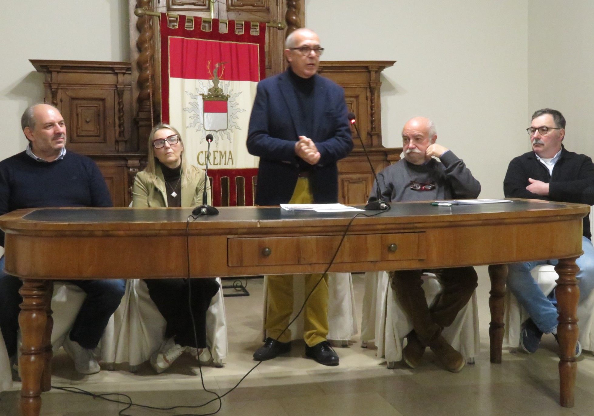 La commissione Deco con al centro Franco Bordo e Antonio Bonetti