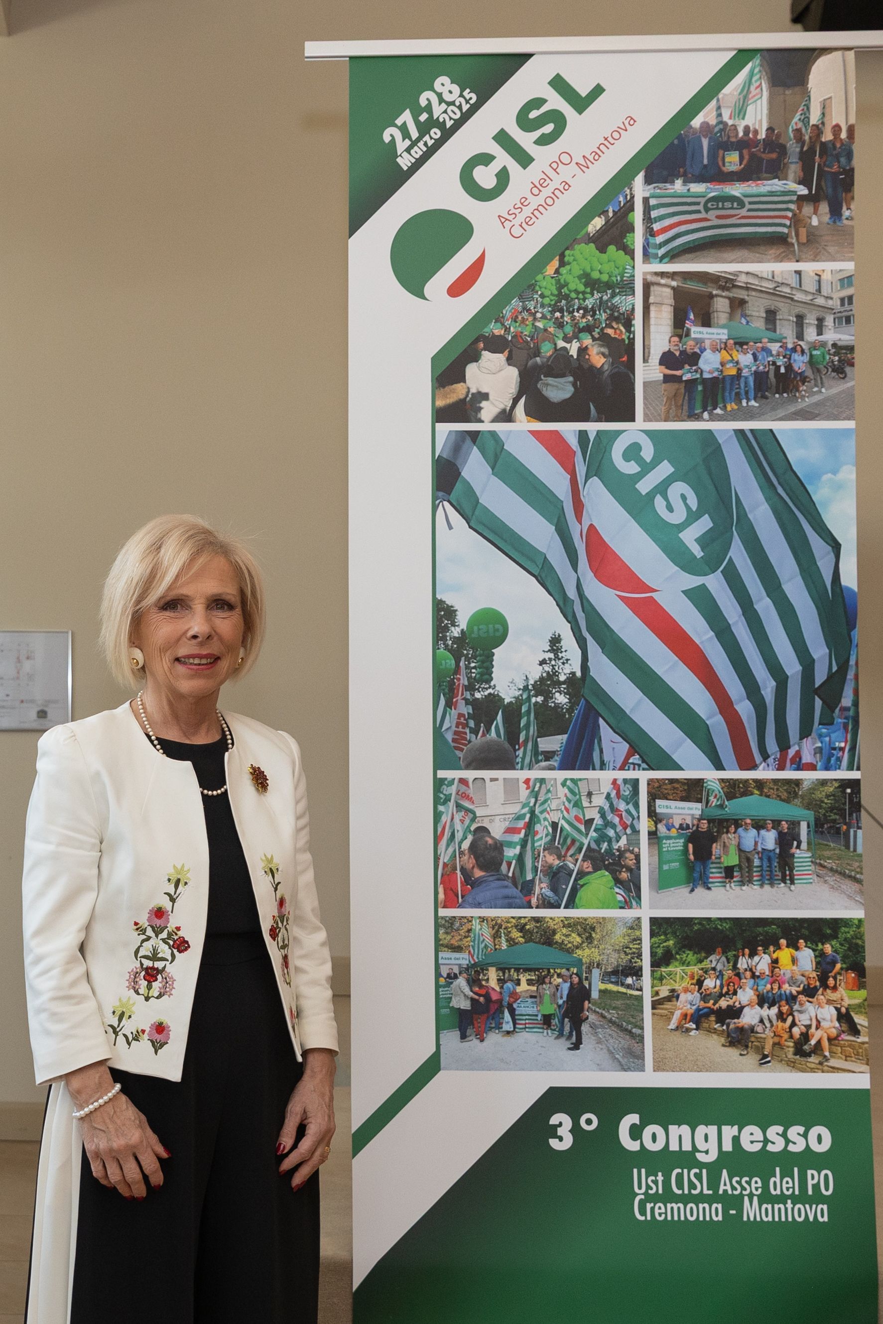 Cesira Chittolini, segretaria FNP Cisl Asse del Po