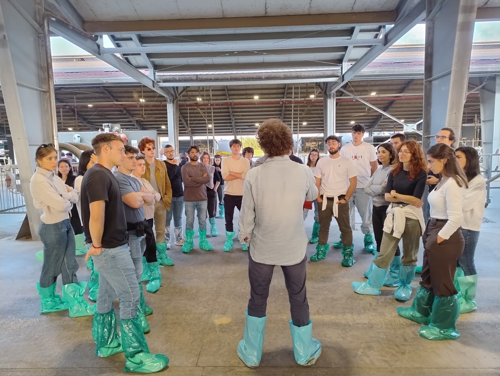 Una delle visite nelle aziende del territorio