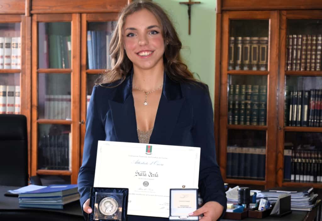 Stella Ferla, Alfiere del Lavoro