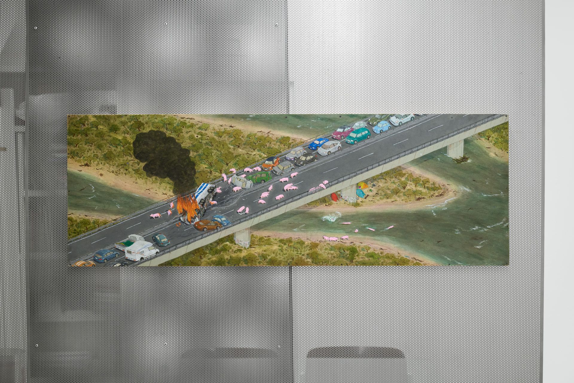 Alessandro Polo, "This road leads to the sun", 2025 [foto Michela Pedranti]