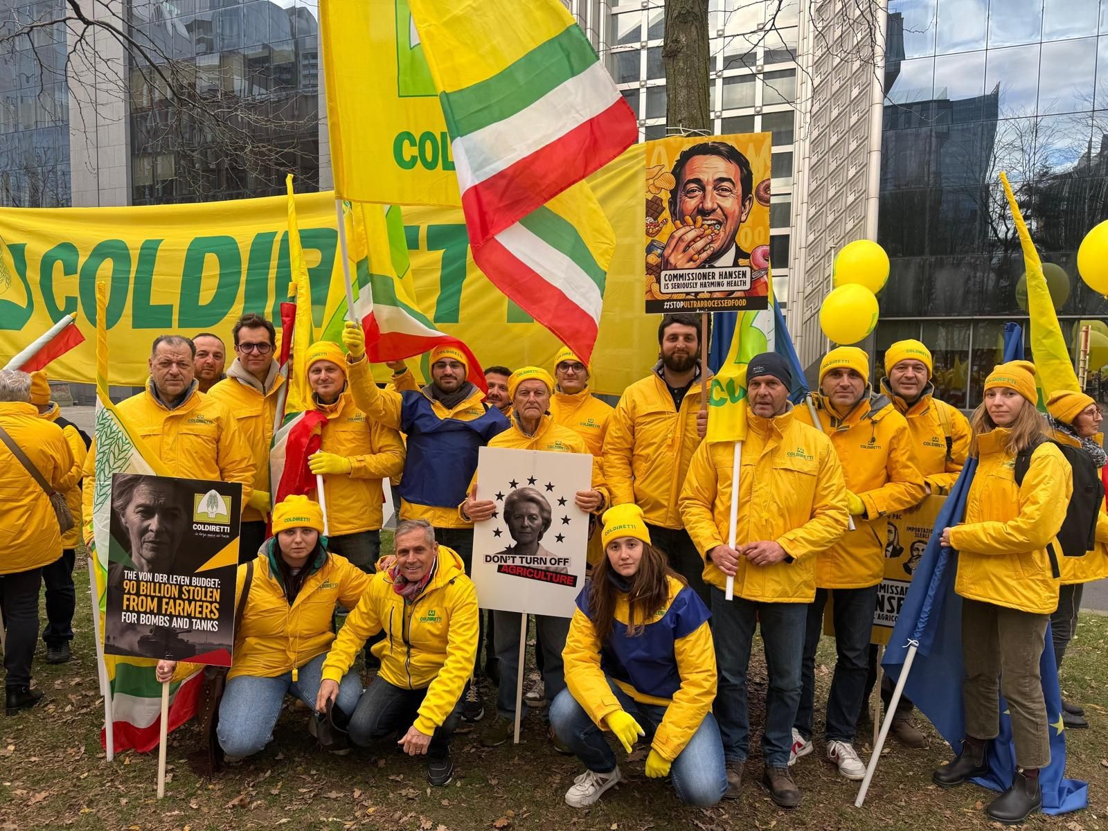 Delegazione Coldiretti a Bruxelles
