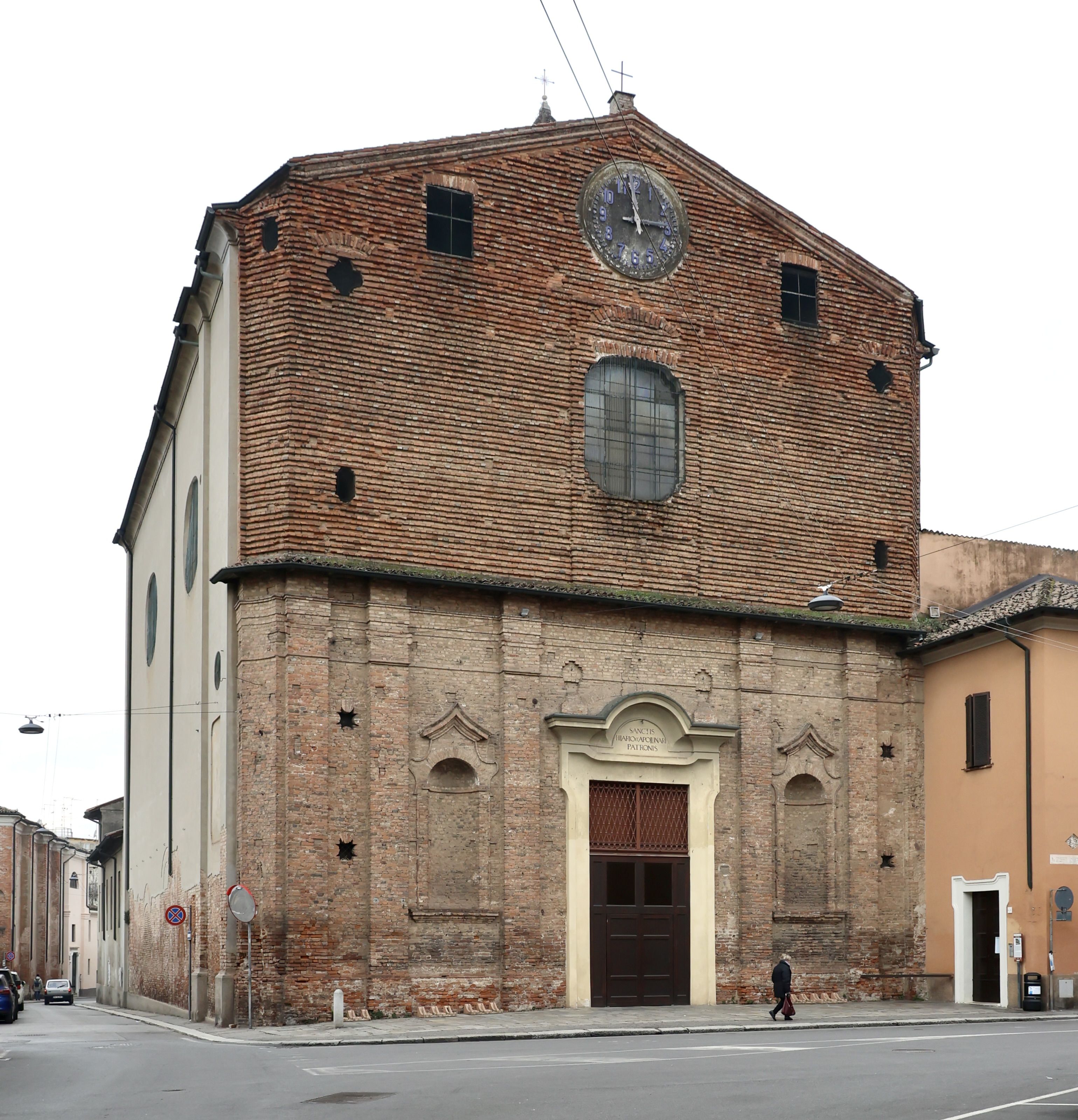 La facciata della chiesa di Sant'Ilario [foto Betty Poli]