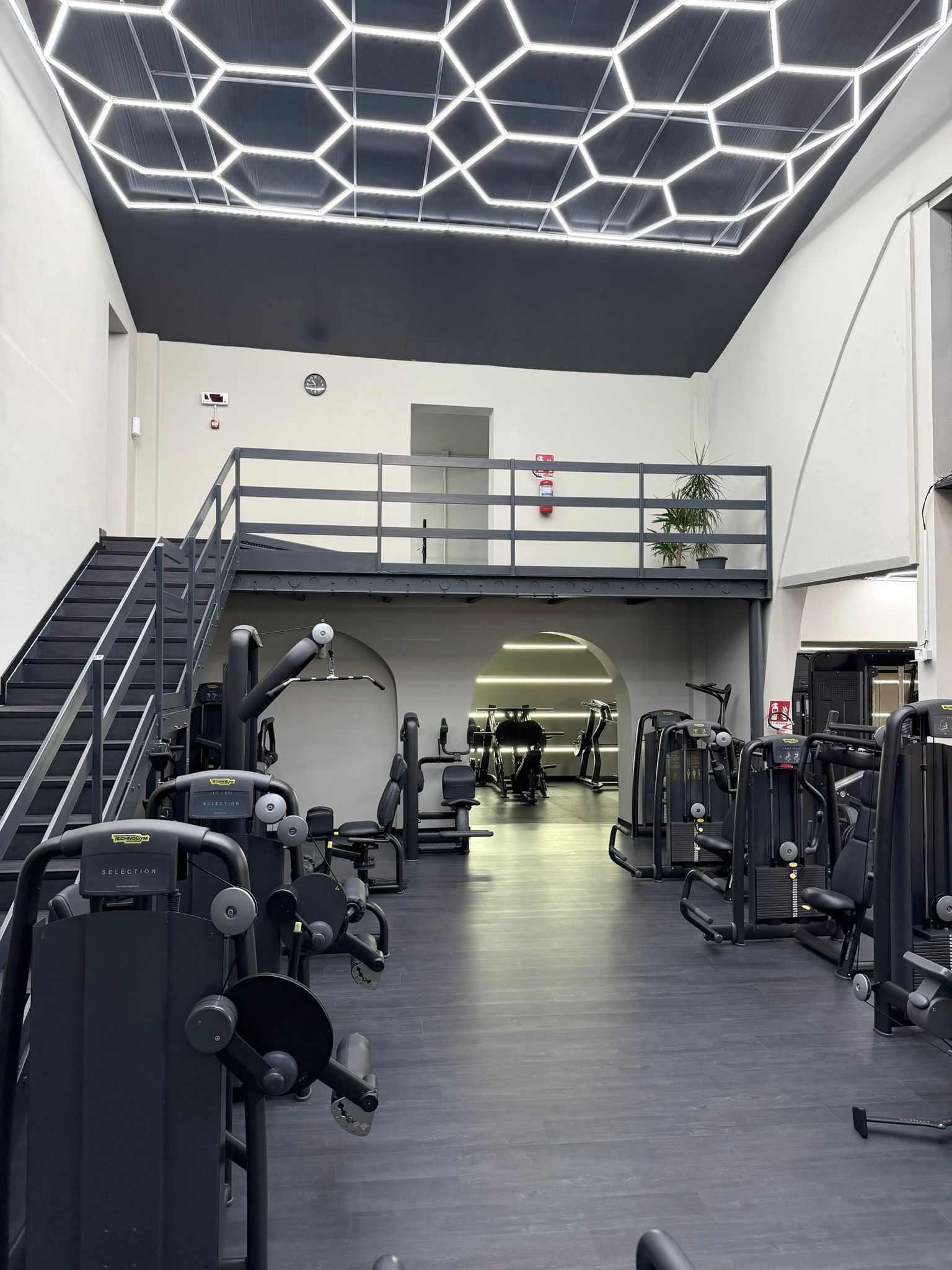 Una parte della sala attrezzi di Mega Bull Gym