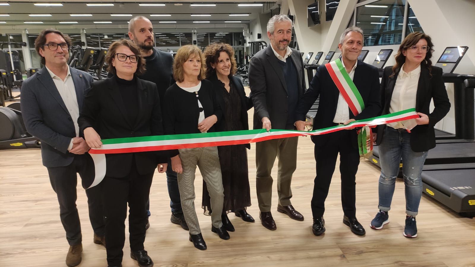 Il momento dell'inaugurazione della struttura