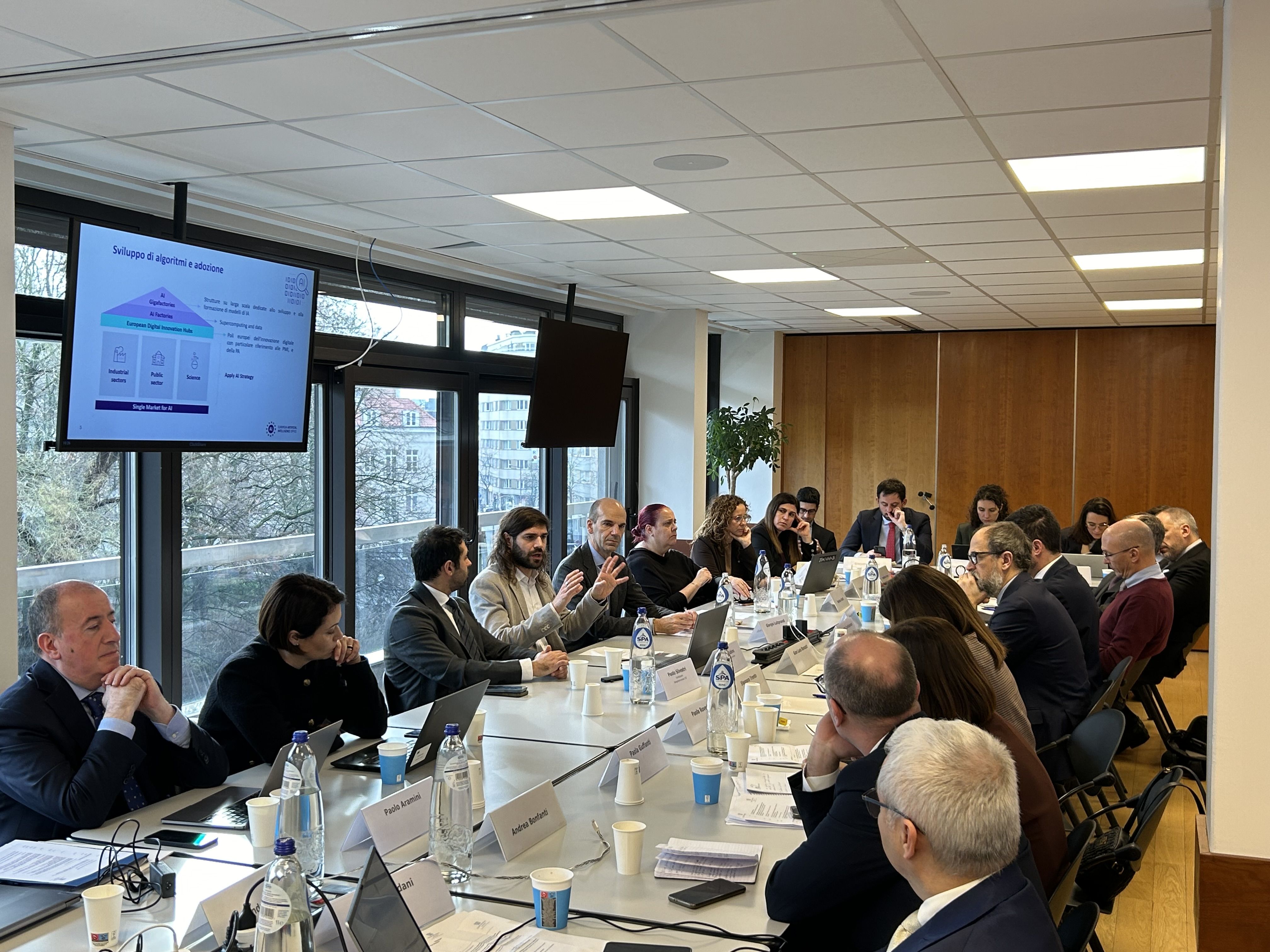 Un momento della riunione