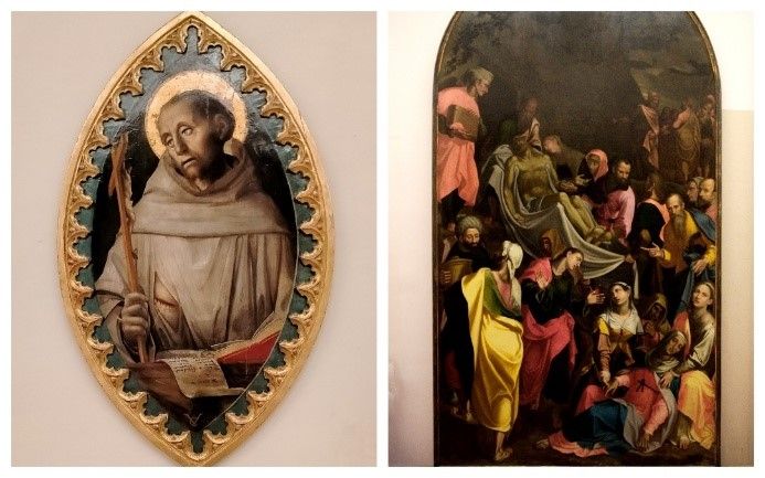 "S. Francesco", Vincenzo Civerchio e "Deposizione di Cristo", Carlo Urbino