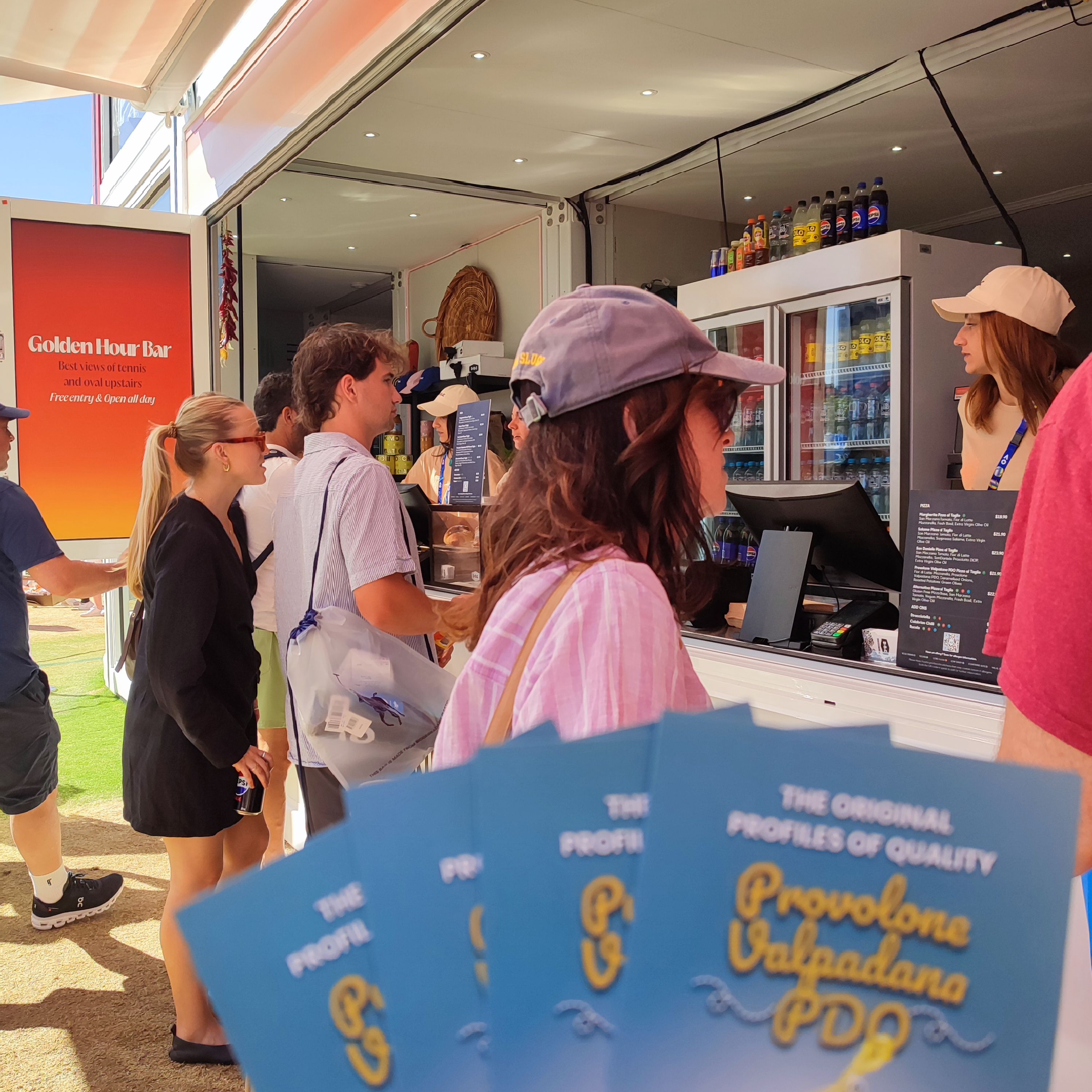 Provolone Valpadana agli Australian Open