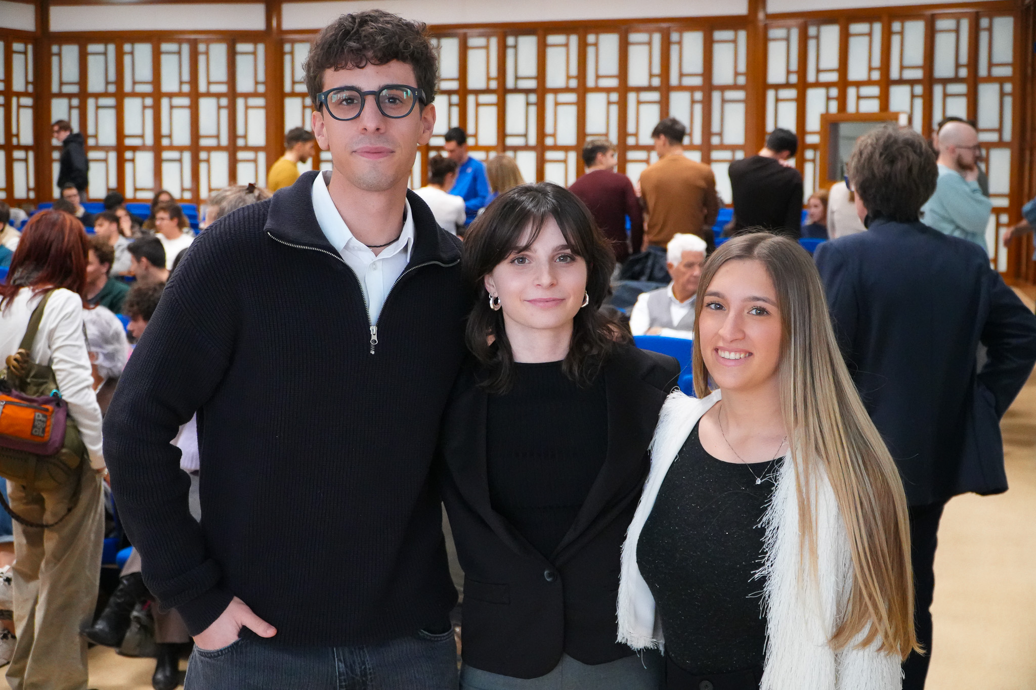 Da sinistra, Francesco Serra, Francesca Coppini e Linda Dotti