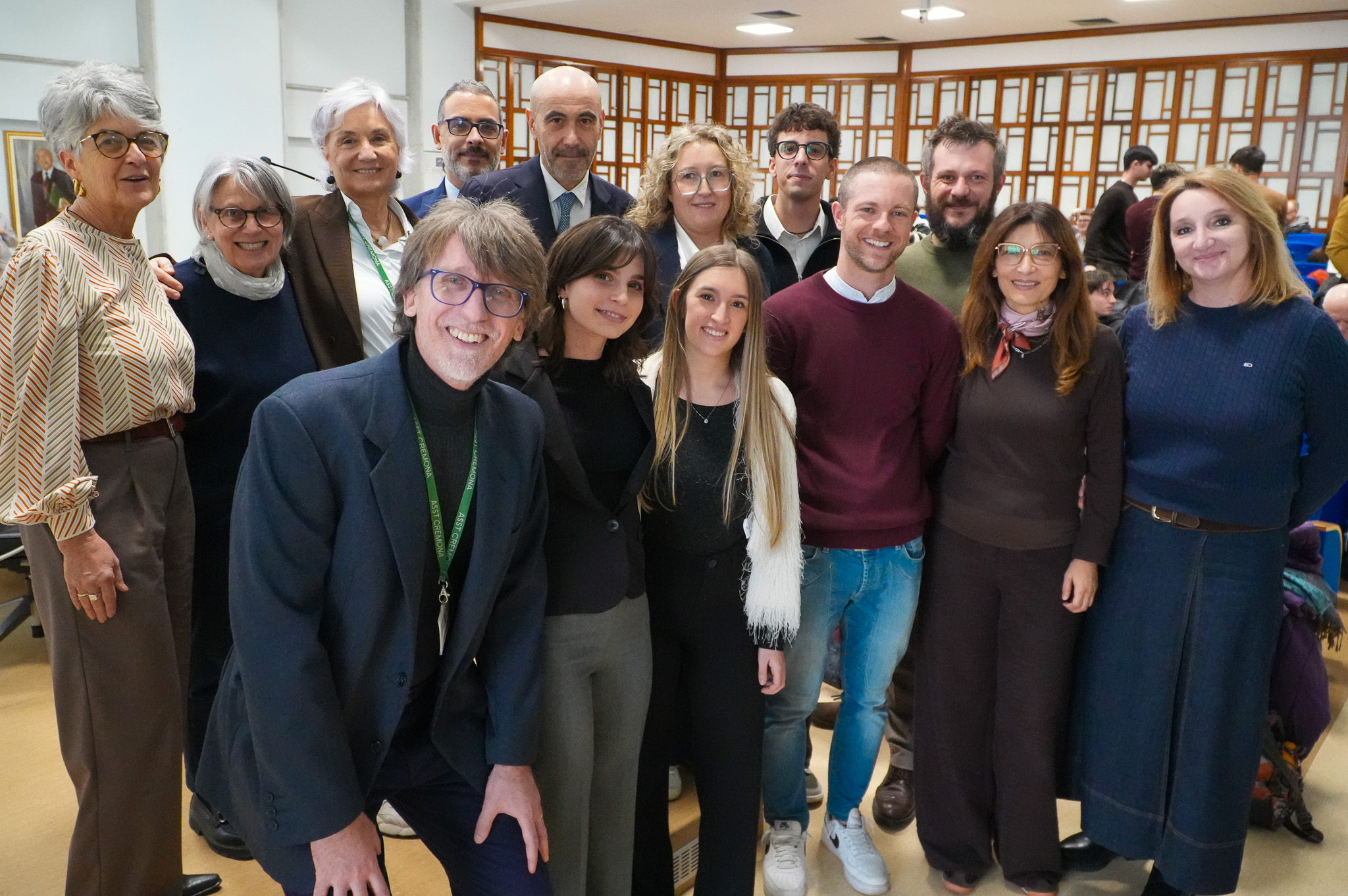 Ezio Belleri con i vincitori e i relatori