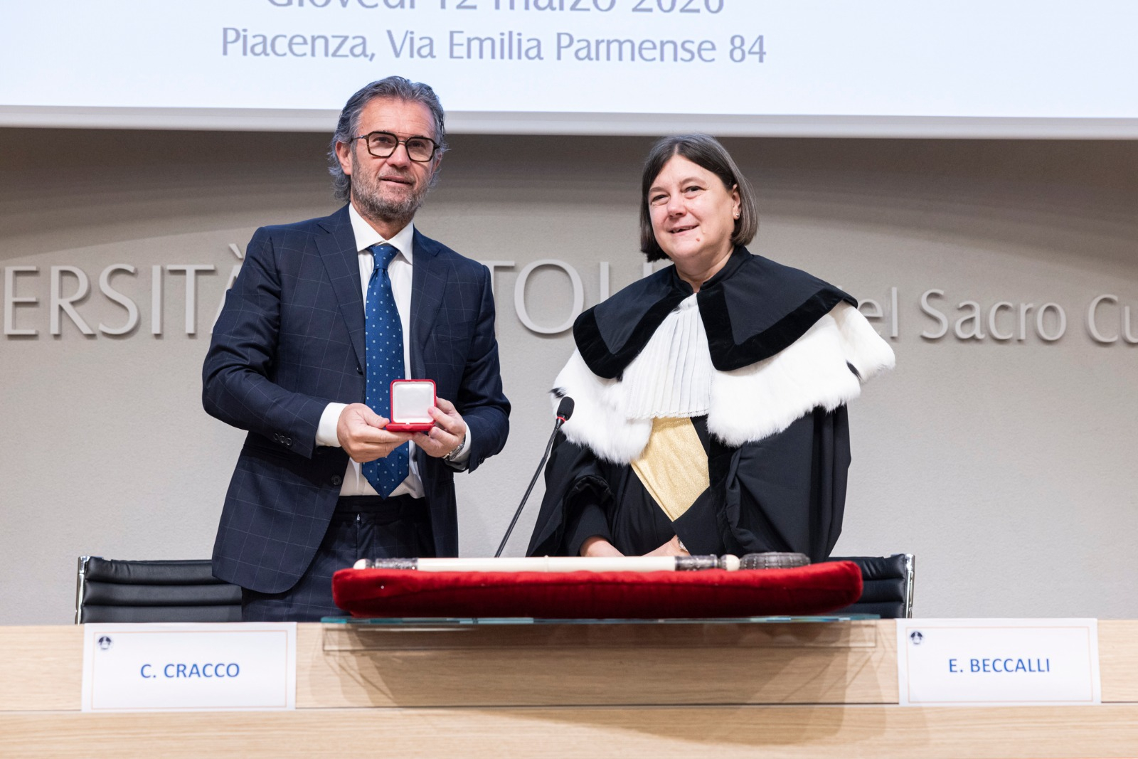 Carlo Cracco ed Elena beccalli