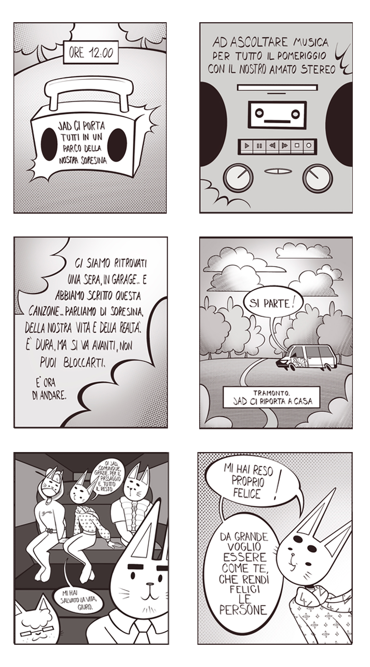 Il fumetto di "SZN - Parte 1", realizzato da Diana Cauzzi