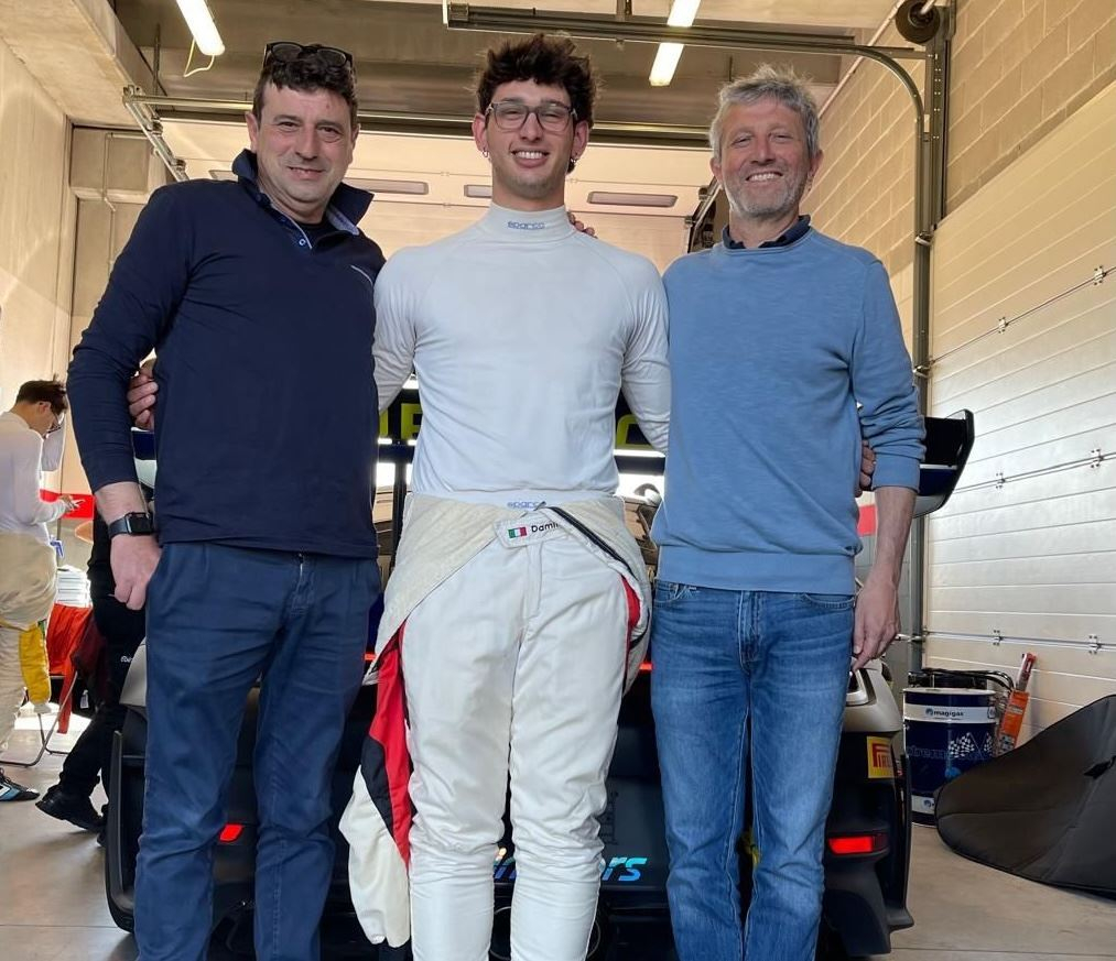 Fabio Daminato con Pier Belli e Alberto Marchetti