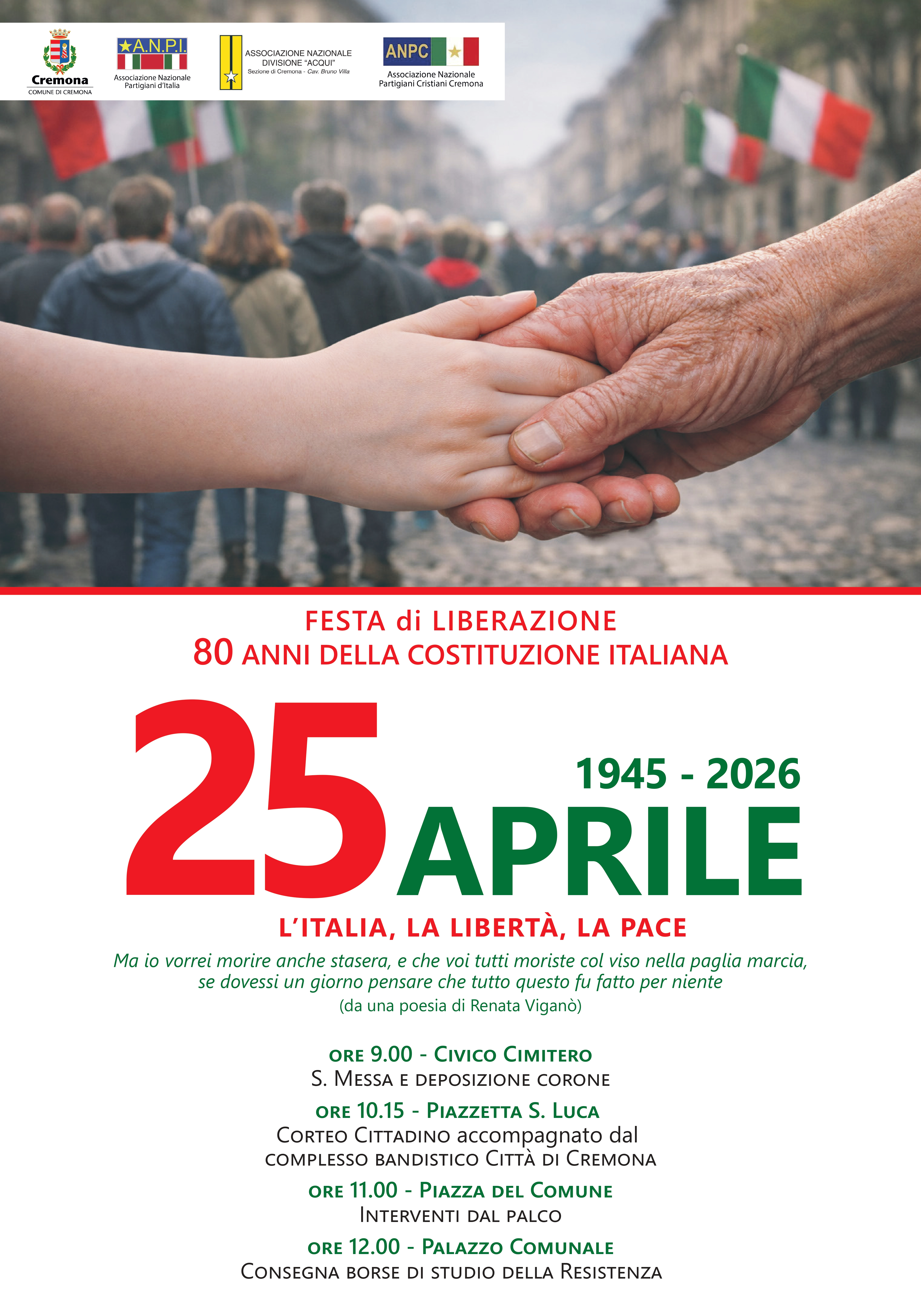 La locandina dell'evento