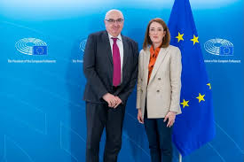 Maurizio Gardini incontra a Bruxelles Roberta Metsola